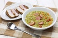 Erwtensoep, pea soup Royalty Free Stock Photo