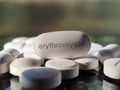 Erythromycindrug pill tablet antibiotic