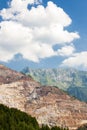 Erzberg iron mine in Styria in Austria Royalty Free Stock Photo