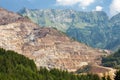 Erzberg iron mine in Styria in Austria Royalty Free Stock Photo