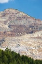 Erzberg iron mine in Styria in Austria Royalty Free Stock Photo