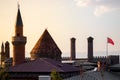Erzurum architectural icons Erzurum castle, double minaret madrasah