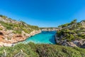 Es calo des Moro beach in Majorca Island, Spain. Clasified as one of the best beaches in the world Royalty Free Stock Photo