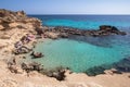 Es Calo des Mort beach, Formentera, Spain Royalty Free Stock Photo