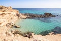 Es Calo des Mort beach, Formentera, Spain Royalty Free Stock Photo