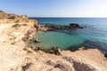 Es Calo des Mort beach, Formentera, Spain Royalty Free Stock Photo