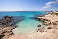 Es Calo des Mort beach, Formentera, Spain Royalty Free Stock Photo