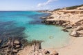 Es Calo des Mort beach, Formentera, Spain Royalty Free Stock Photo