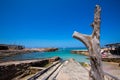 Es calo Escalo de sant Agusti Beach in Formentera Royalty Free Stock Photo