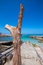 Es calo Escalo de sant Agusti Beach in Formentera Royalty Free Stock Photo