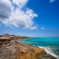 Es calo Escalo de sant Agusti Beach in Formentera Royalty Free Stock Photo