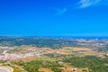 Es Mercadal Town Area Viewed from Monte Toro Royalty Free Stock Photo