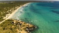 Es trenc beach majorca drone