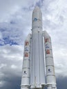 ESA Ariane 5 rocket, space travel Royalty Free Stock Photo