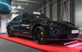 ESALON, clean mobility trade faire is underway in Prague. Captured Porsche Taycan Turbo S