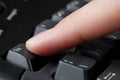 ESC key push Royalty Free Stock Photo