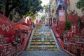 Escadaria Selaron Steps - Rio de Janeiro, Brazil Royalty Free Stock Photo