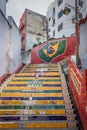 Escadaria Selaron Steps - Rio de Janeiro, Brazil Royalty Free Stock Photo