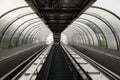 Escalator in the city of chieti