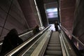 Escalator in a Copenhagen metro station