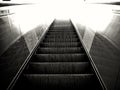 Escalator going up Royalty Free Stock Photo