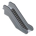 Escalator icon, isometric style