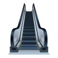 Escalator icon, realistic style