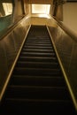 Escalator inside an office building