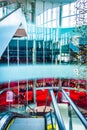 Escalator inside Revel Hotel Casino, in Atlantic City, New Jersey Royalty Free Stock Photo