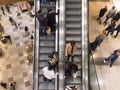 Escalator inside a shopping centre