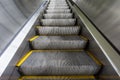 Escalator inside subway station