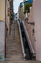 Escalator in Lisbon, Portugal Royalty Free Stock Photo