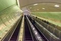 Escalator at new LIRR train station in NYC