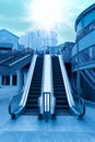 Escalator in the outdoor Royalty Free Stock Photo