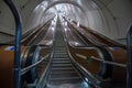 Escalator of the St. Petersburg subway