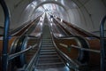 Escalator of the St. Petersburg subway