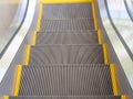 Escalator stairway Royalty Free Stock Photo