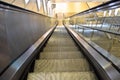 Escalator in a subway station in Istanbul Royalty Free Stock Photo