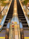 Escalator to conveniently climb or descend Royalty Free Stock Photo