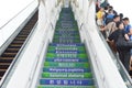 Escalator to Ngong Ping cable car, Hongkong