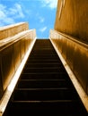 Escalator to the sky Royalty Free Stock Photo