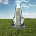 Escalator to the sky