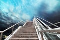 Escalator to the sky Royalty Free Stock Photo