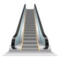Escalator vector illustration isolated