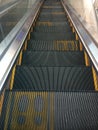 Escalators at airports have a special sign for standing