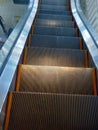Escalators in Empty shopping mall Royalty Free Stock Photo