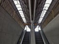 Escalators at the Ermesinde train station in Porto - Portugal