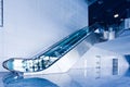 Escalators in exhibition Royalty Free Stock Photo