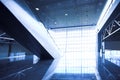 Escalators in exhibition Royalty Free Stock Photo