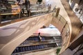 Escalators in a mall Royalty Free Stock Photo